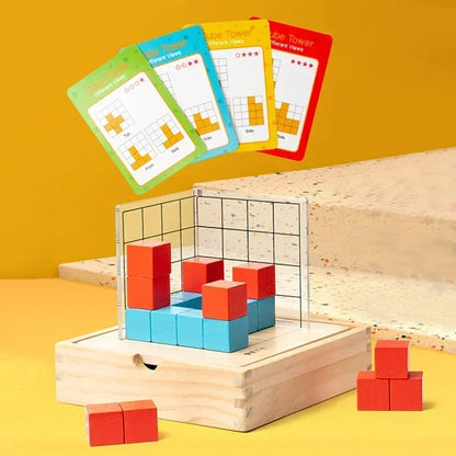 3D Orientation Cube Teaching Aid for Kids