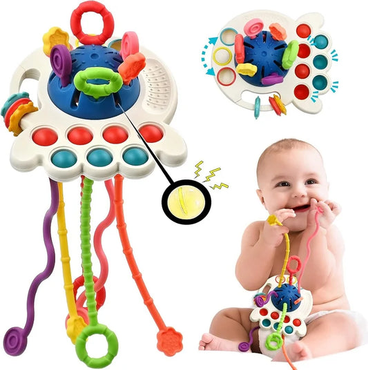 Montessori Rattle & Teething Sensory Toy